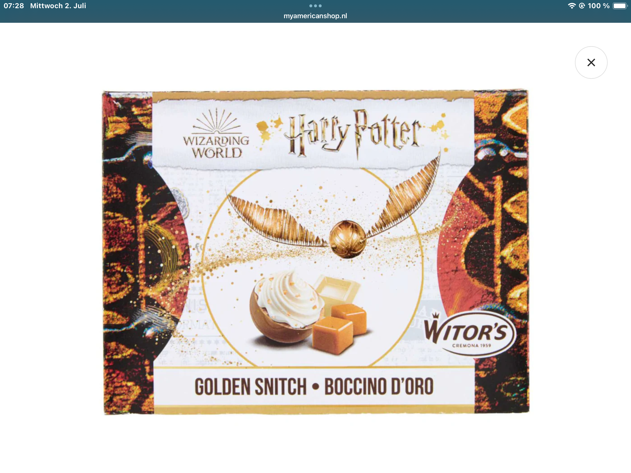 Witor‘s Harry potter golden snitch