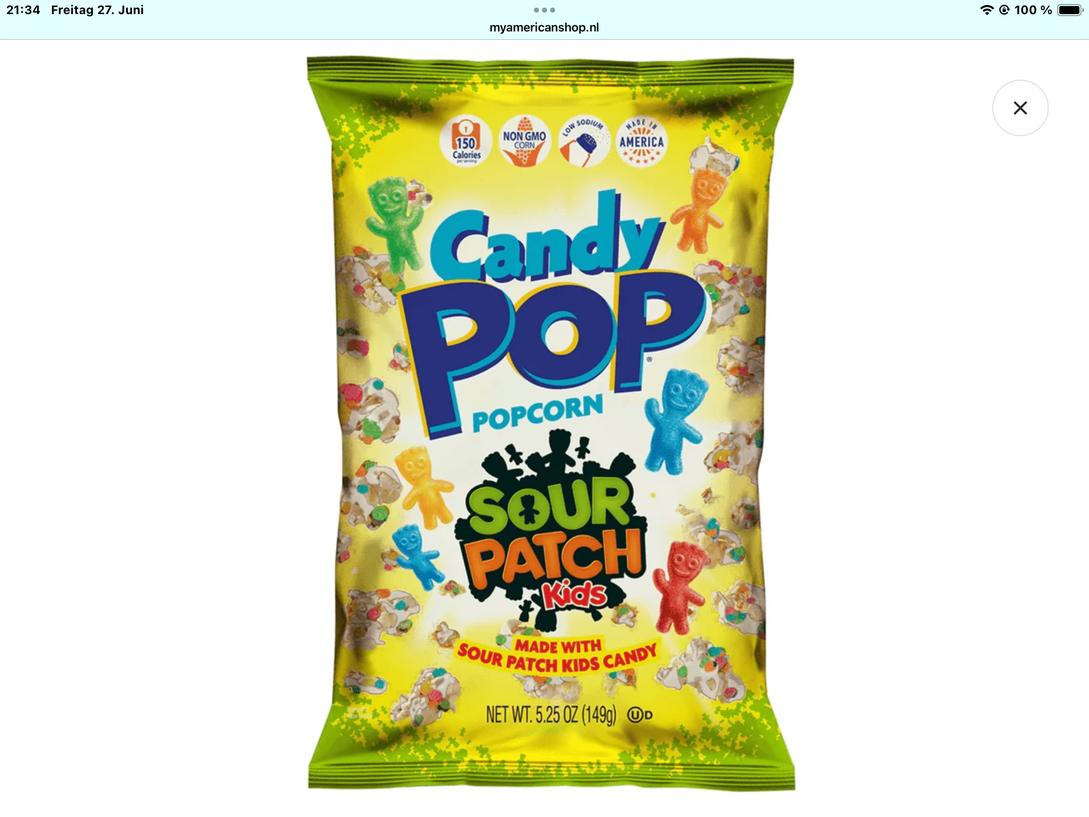 Candy Pop Popcorn Sour patch