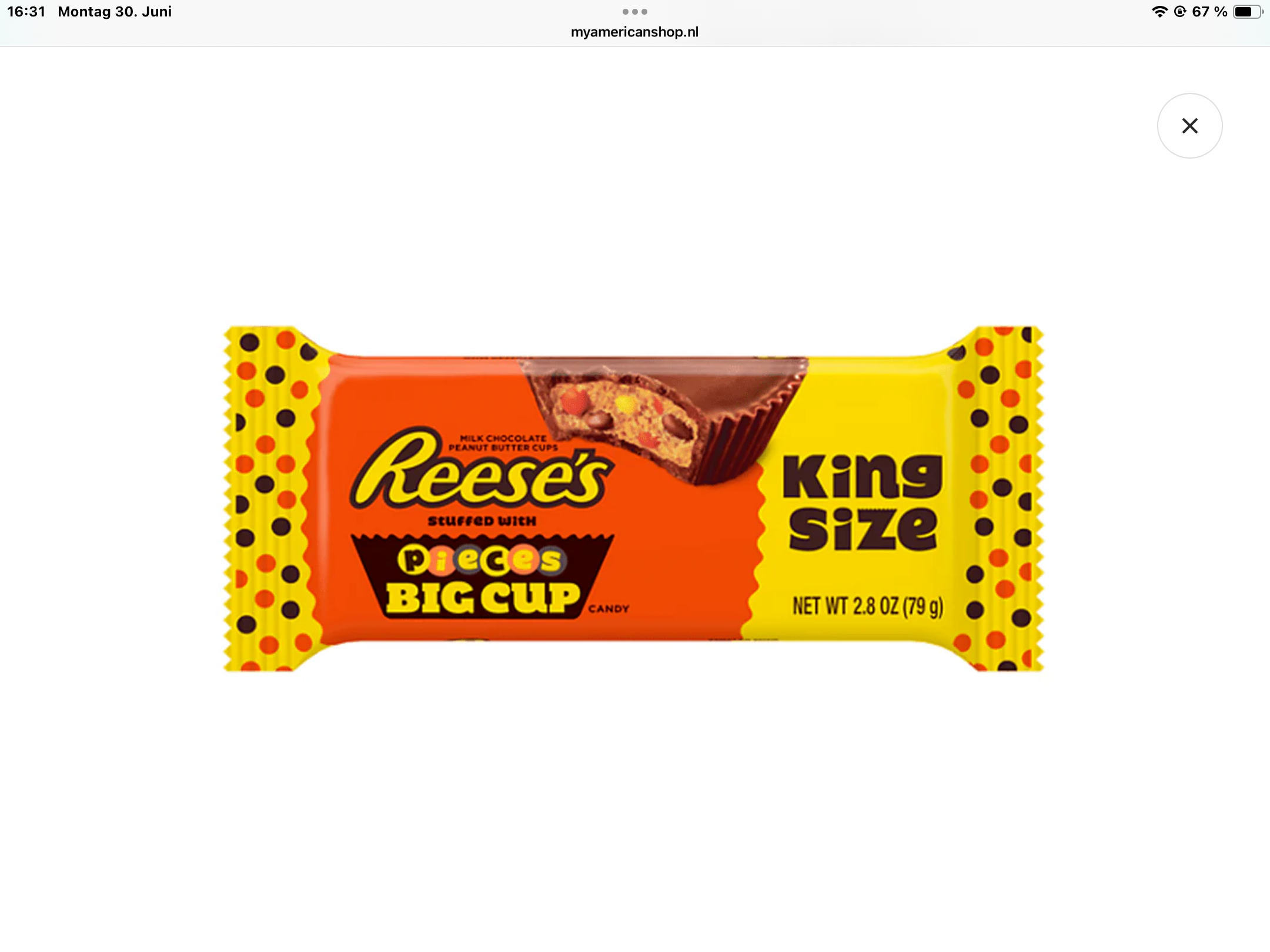 Reede‘s big Cup stuffed with Pieces big