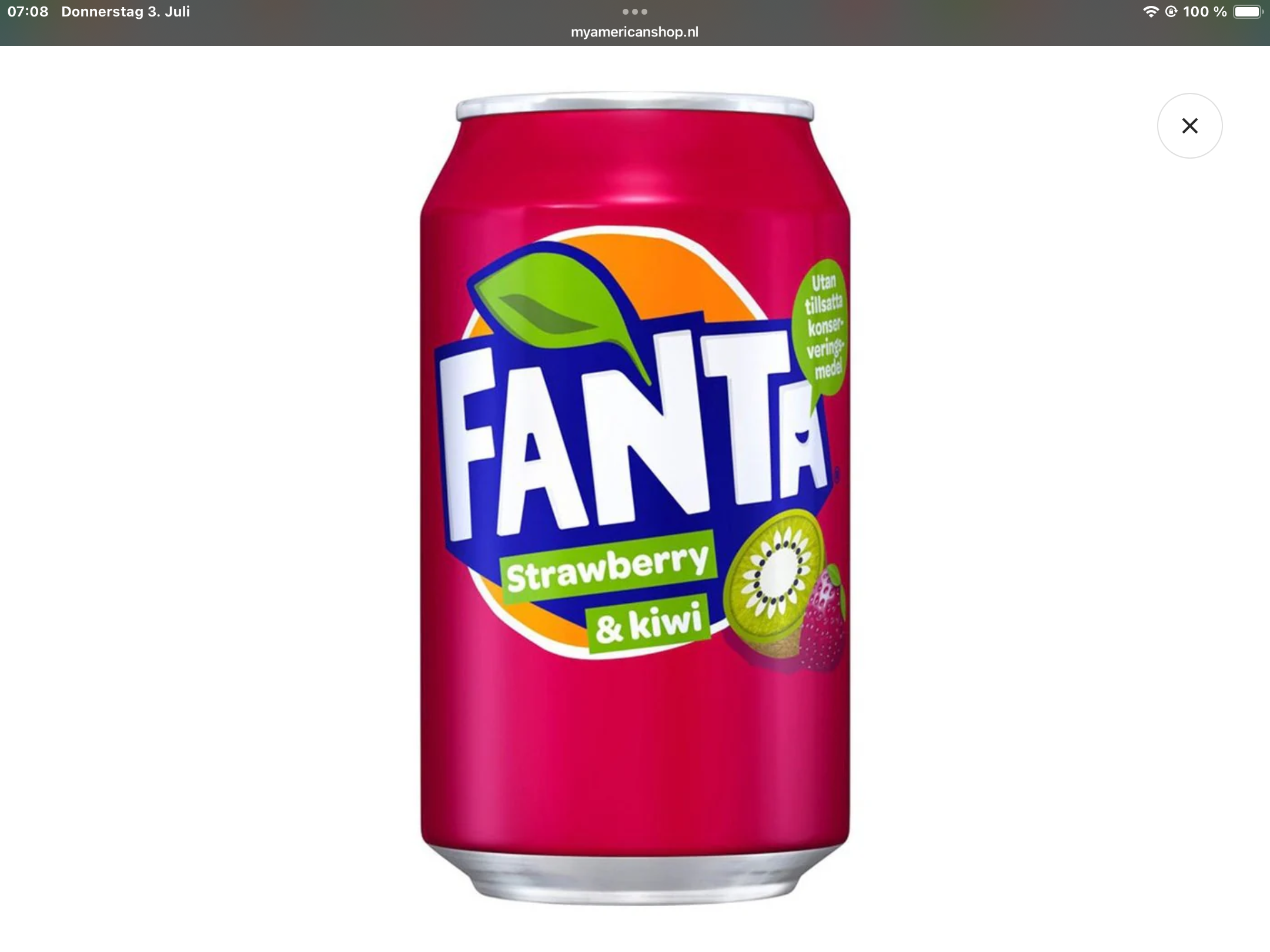Fanta strawberry Kiwi