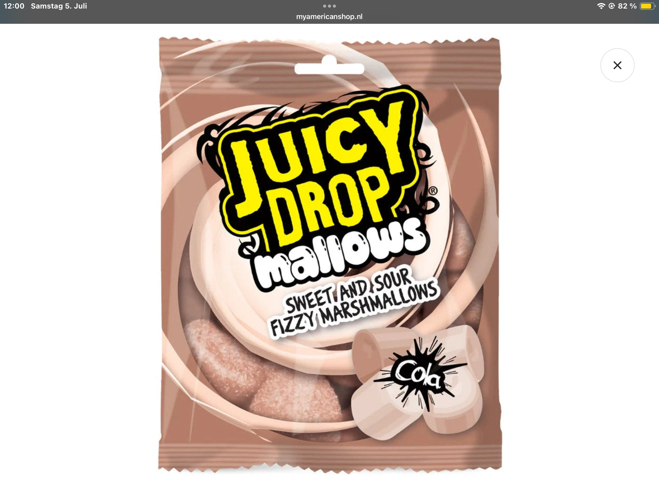 Bazooka juicy Drop mallows cola