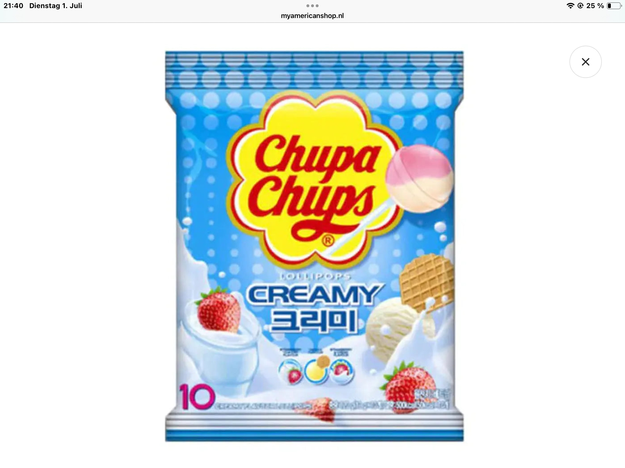 Chupa chups creamy