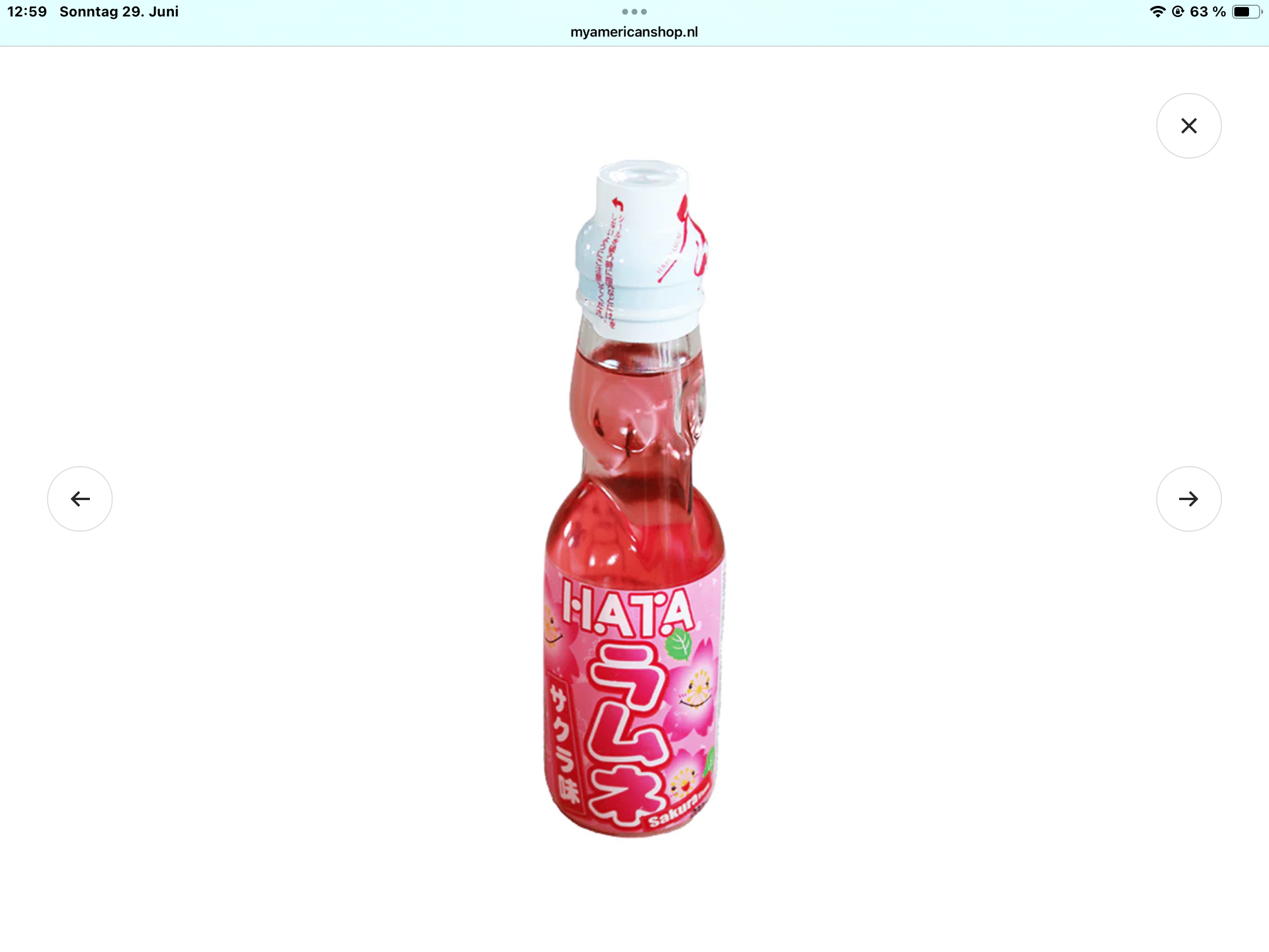 Ramune hatakosen Soda sakura