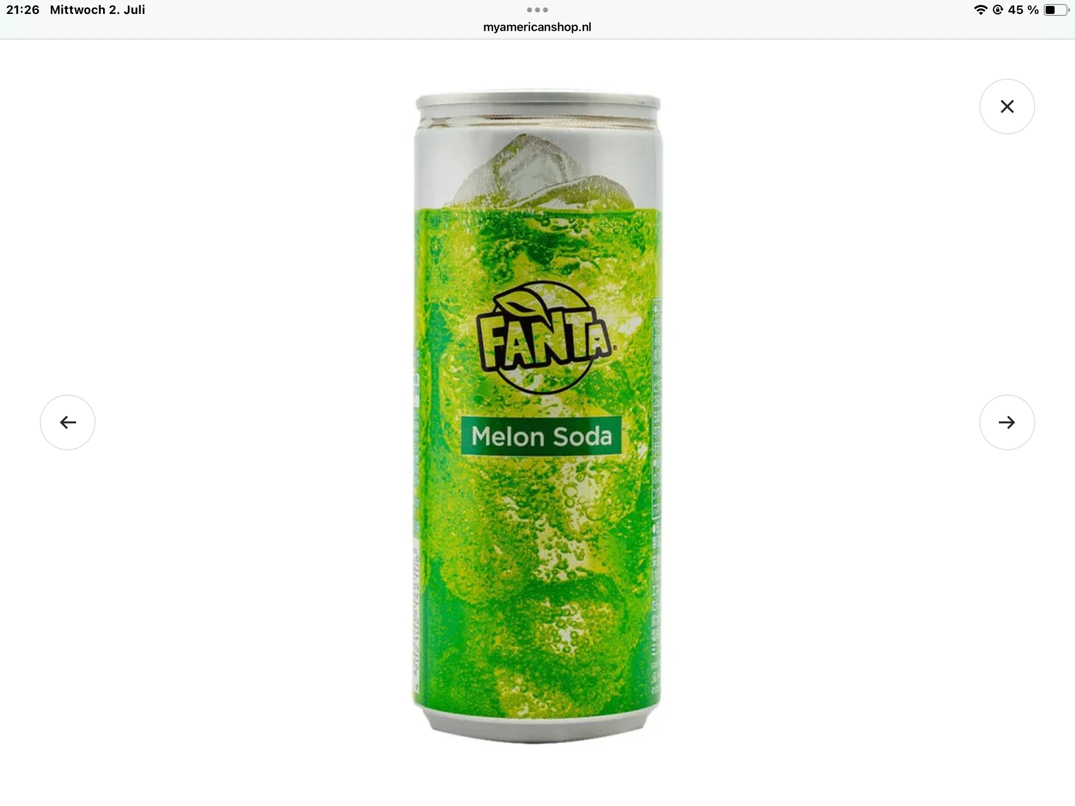 Fanta Japan melon