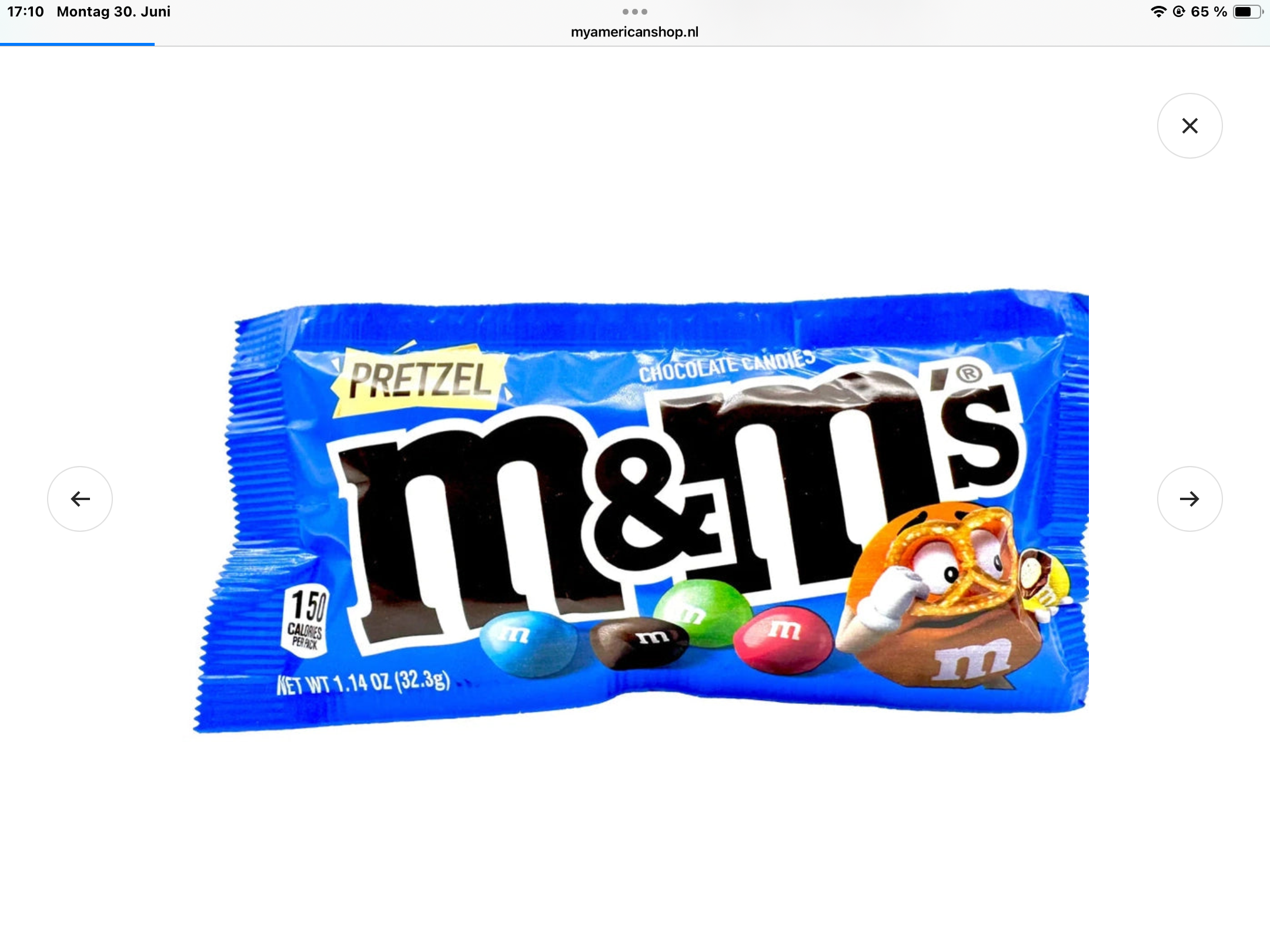 M&m‘s pretzel