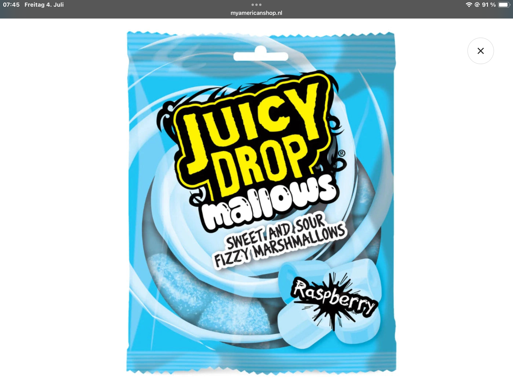 Bazooka juicy Drop mallows raspberry