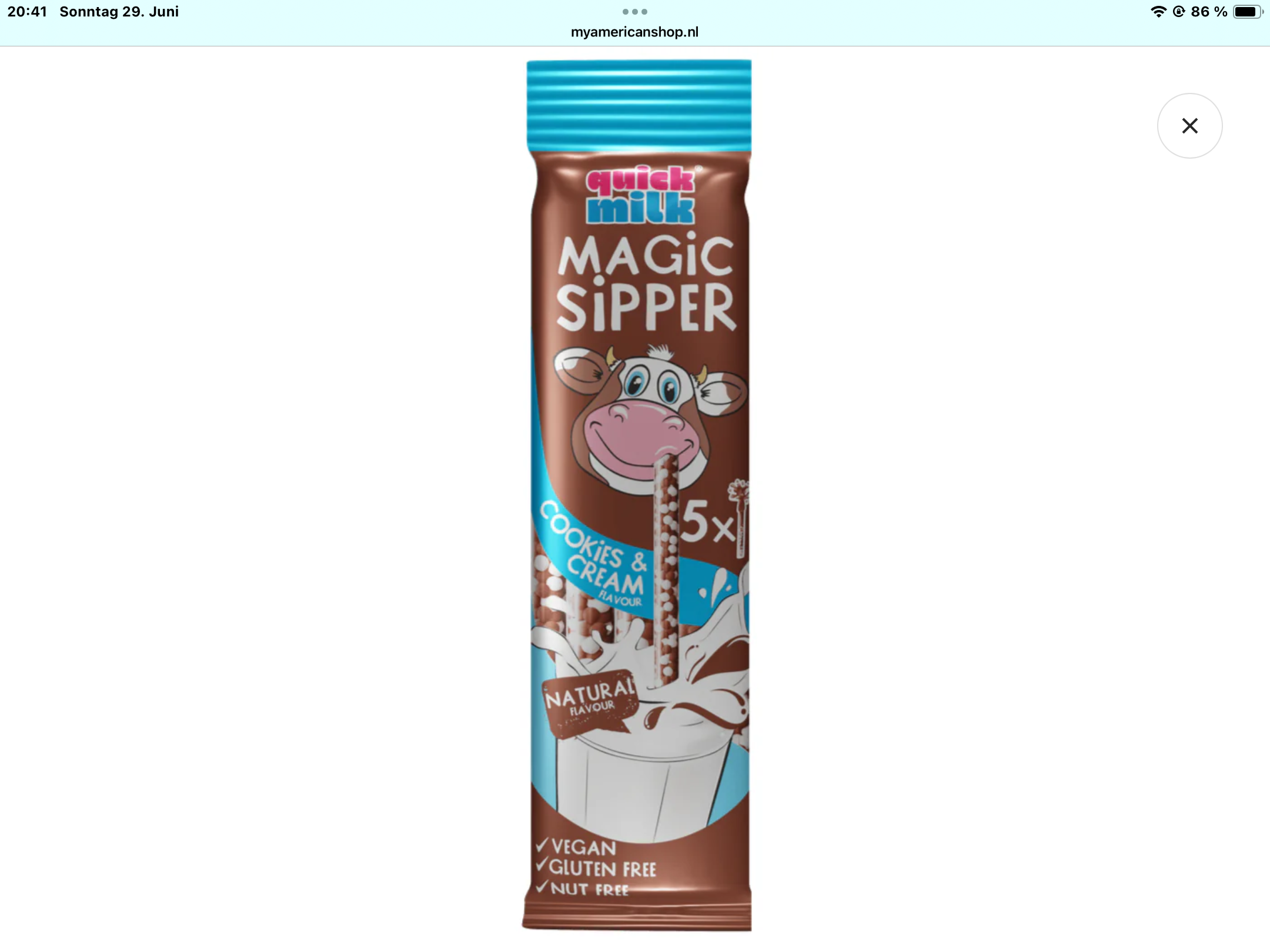 Quick milk Cookies and cream