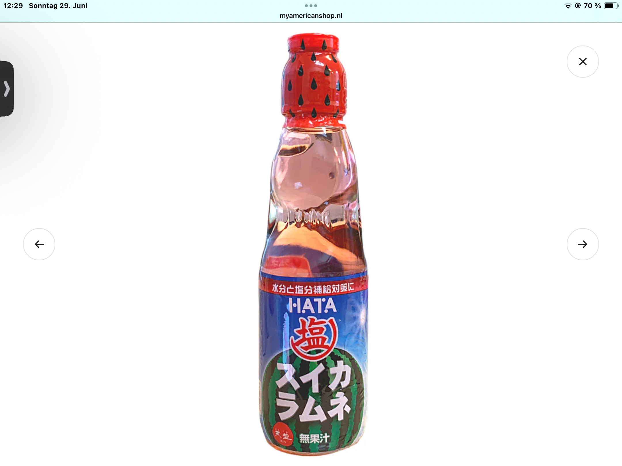 Ramune hatakosen Soda watermelon