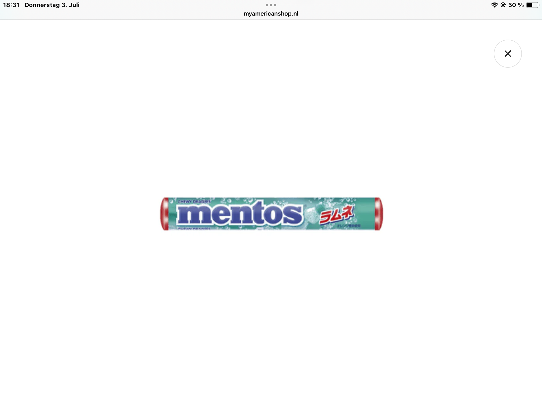 Mentos Ramune soda