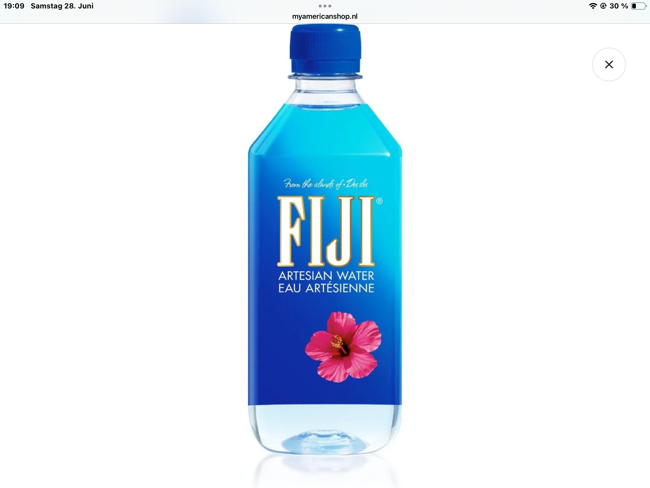 Fiji water Medium
