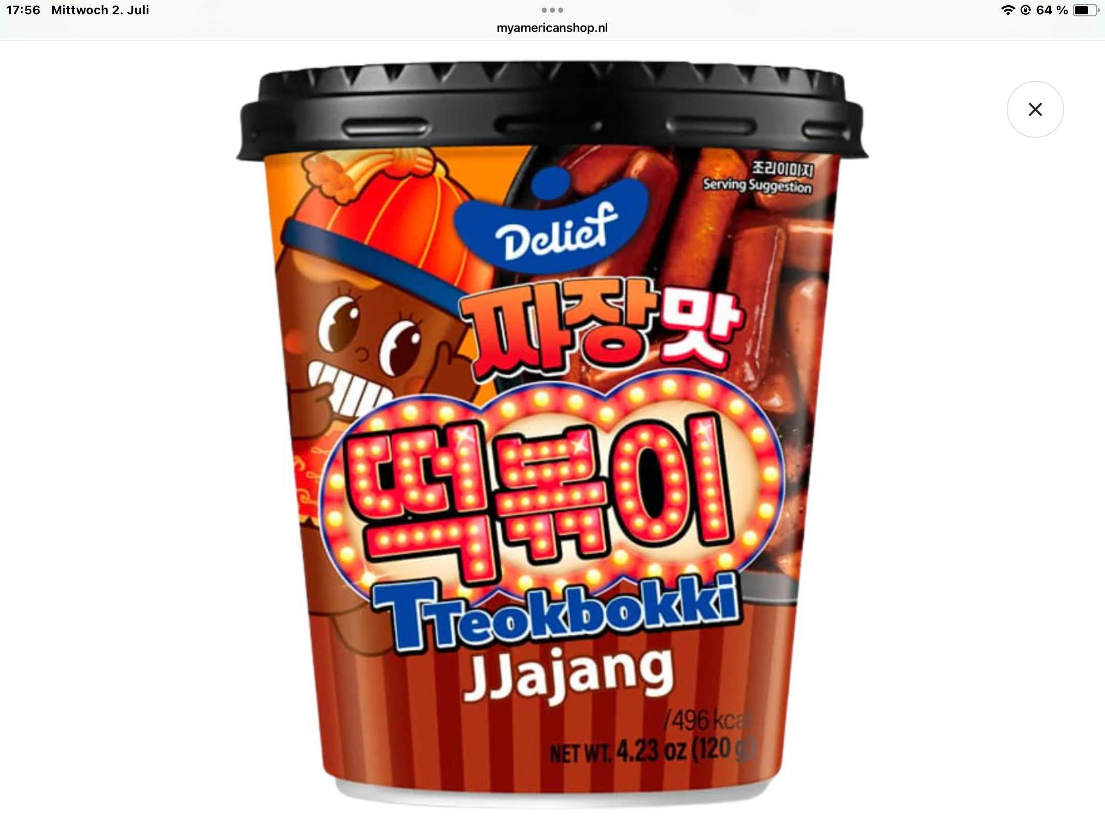Delief Tteobokki Cup Jjajang
