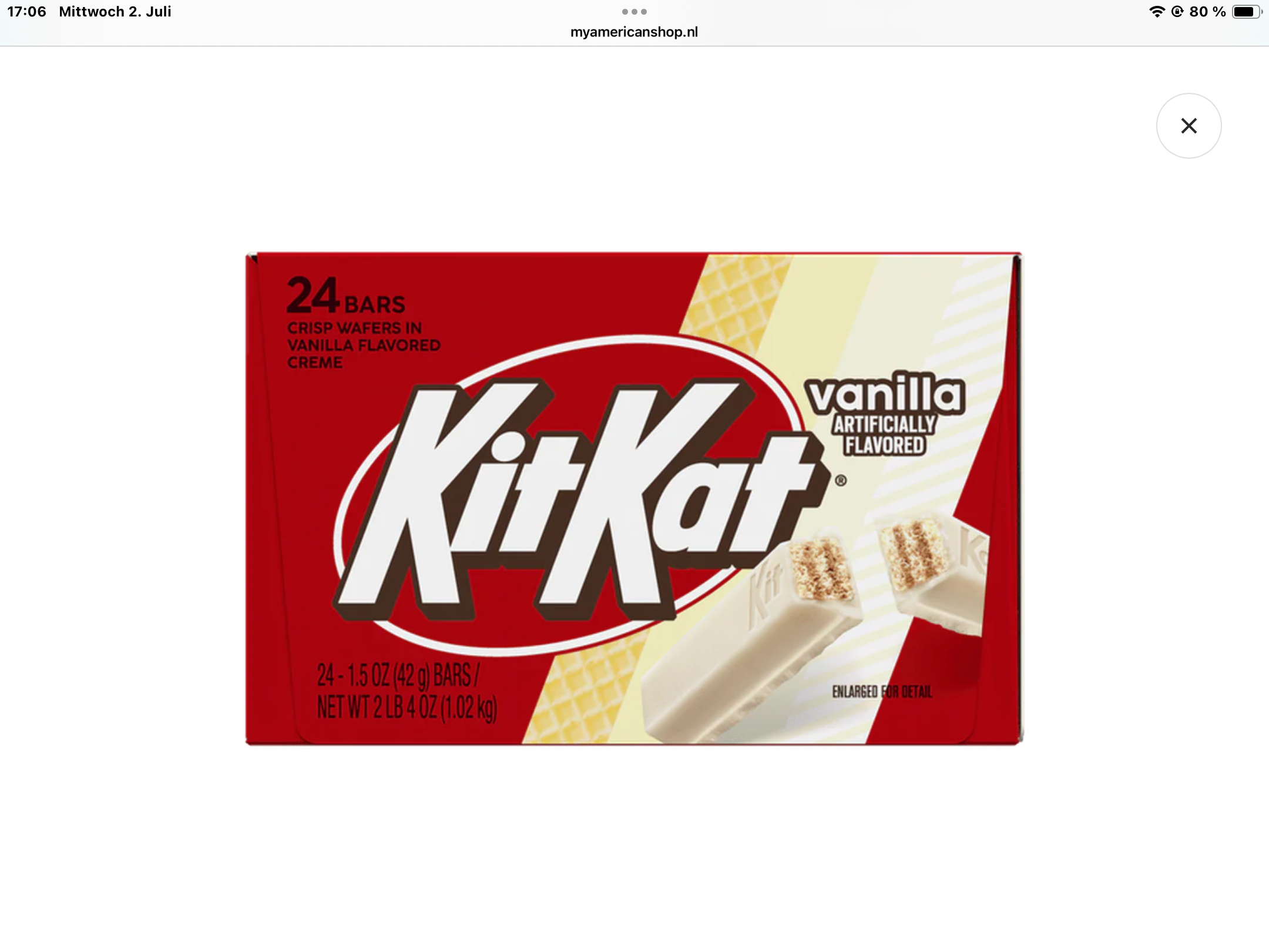 Kit kat Vanilla