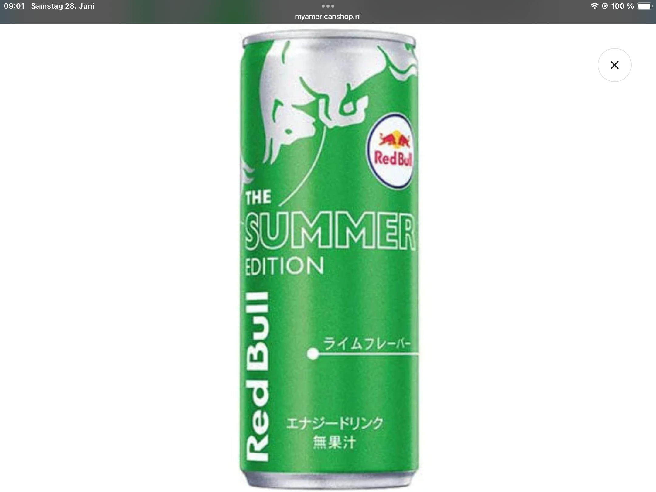 Red Bull Energy Drink Japan Summer Edition lime