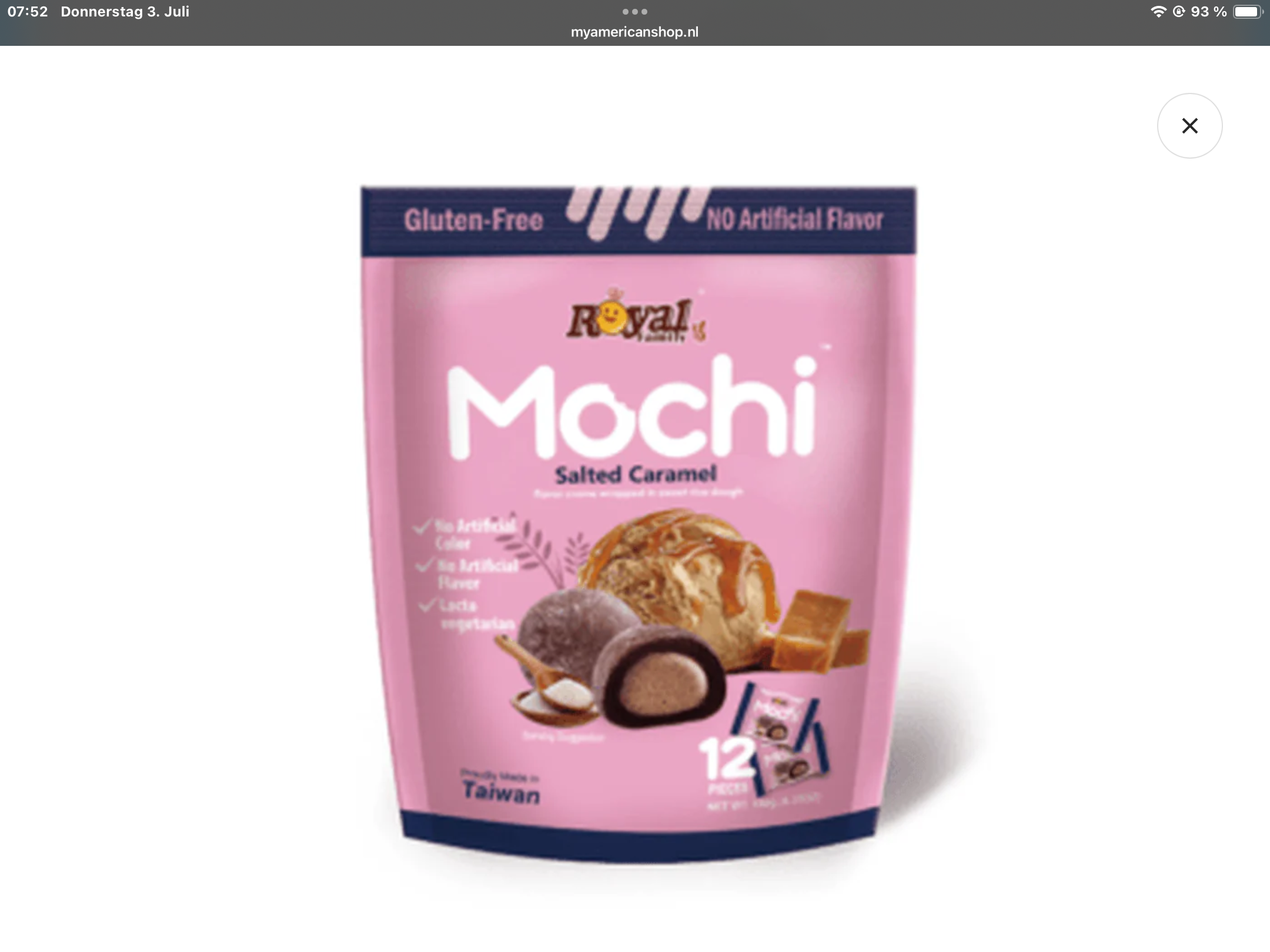 Royal Family mochi salted caramel