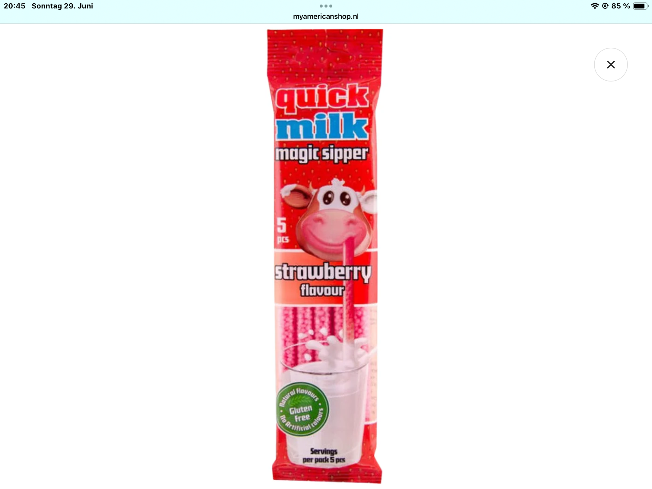 Quick milk magic Skipper strawberry