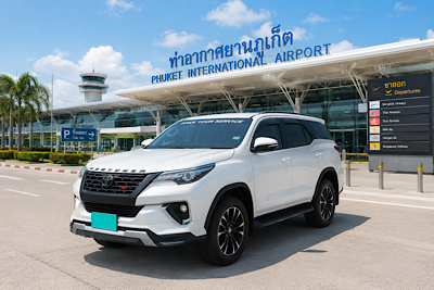 Private Phuket Airport Transfer by SUV with professional driver.