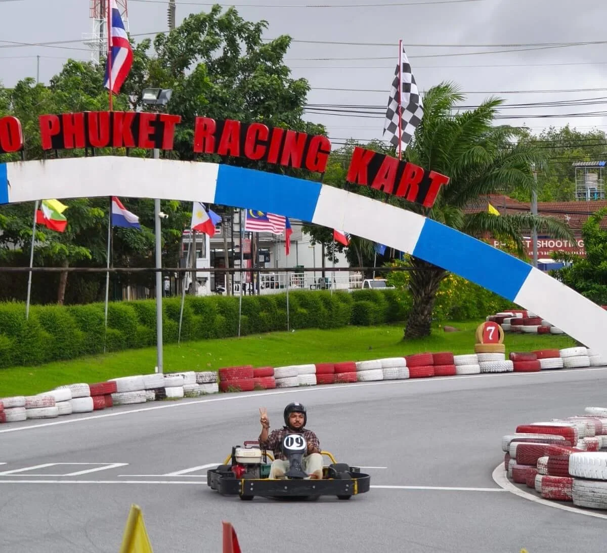 Day tour activity go kart speed way Phuket