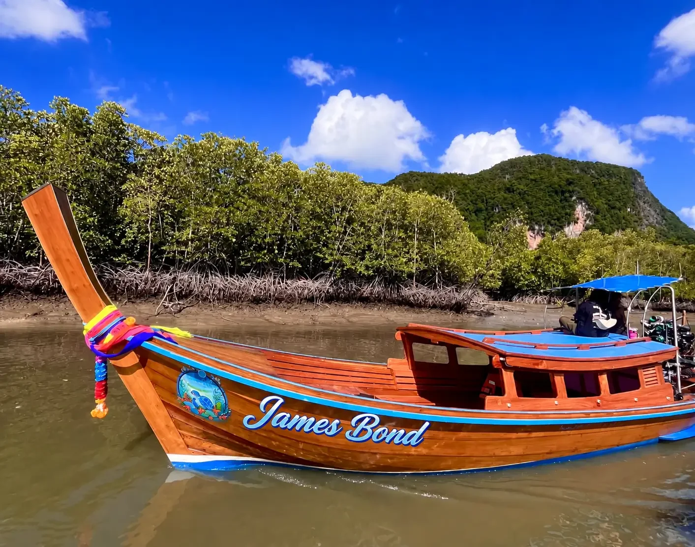Private longtail boat tour in Phang Nga Bay