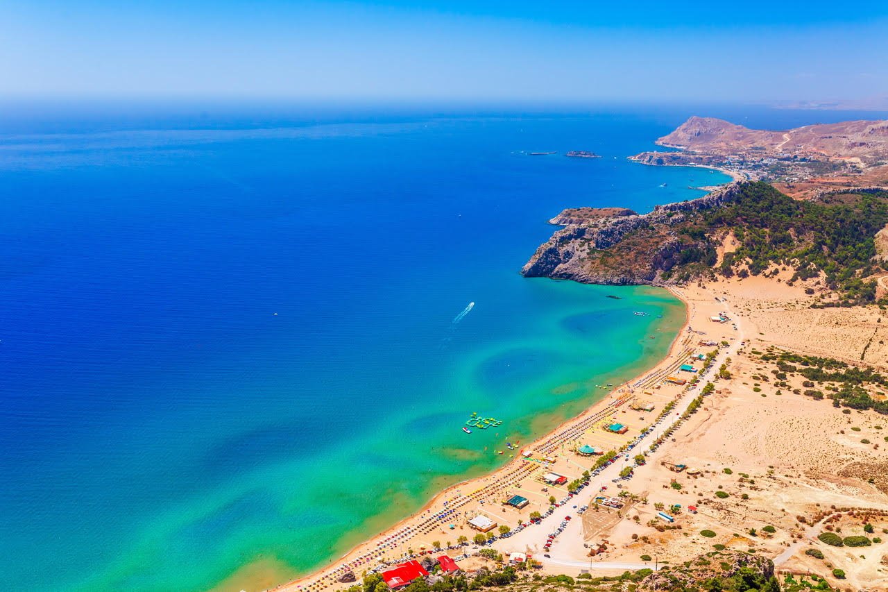 tsambika beach
