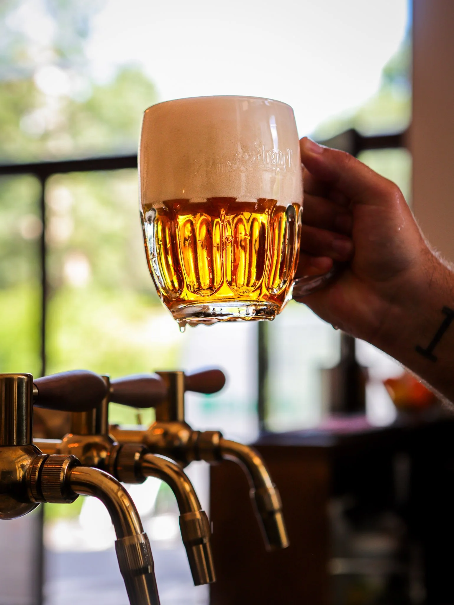 Czech Pilsner beer pub.