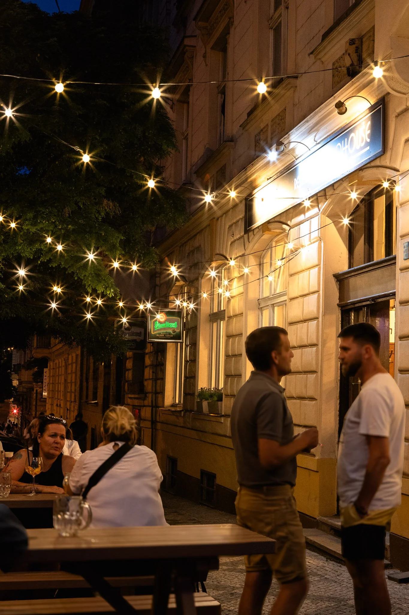 Czech beer near Riegrovy garden.