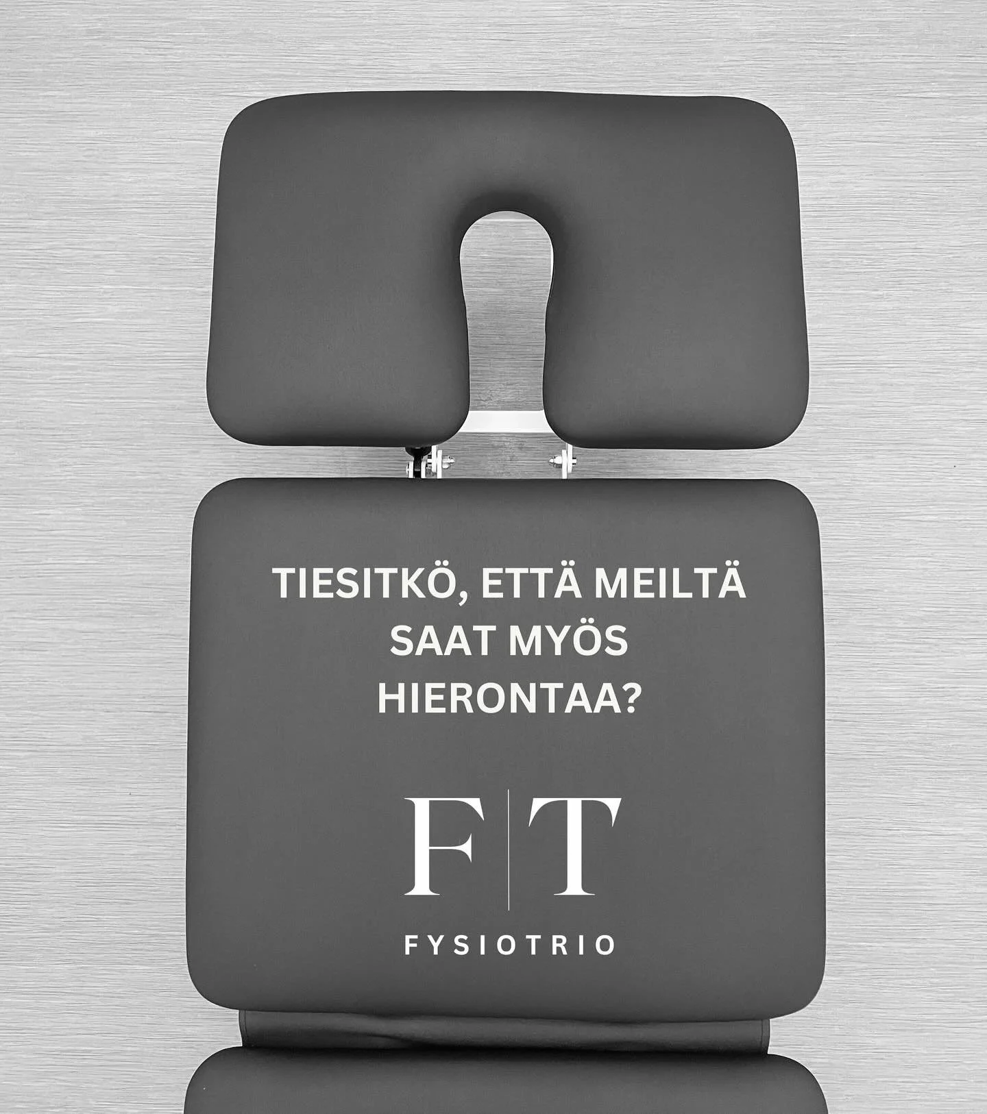 Tiesitk&ouml;, ett&auml; meilt&auml; saat my&ouml;s hierontaa? Fysioterapian ja OMT-fysioterapian ohella tarjoamme my&ouml;s laadukasta hierontaa. Varaa aikasi huoltamaan kehoasi ammattilaisen k&auml;siss&auml; osoitteessa www.fysiotrio.fi 💪

#hiero