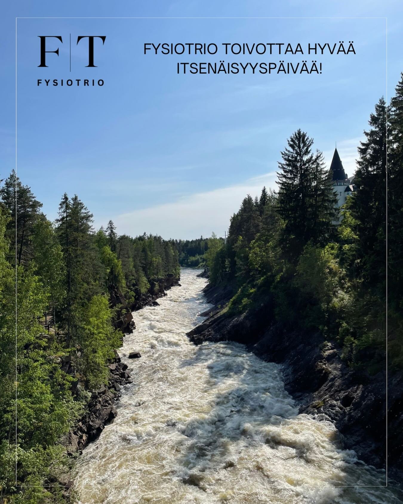 Hyv&auml;&auml; itsen&auml;isyysp&auml;iv&auml;&auml; Imatralta!🇫🇮

#fysioterapia #fysioterapiaimatra #omtfysioterapia #omtfysioterapiaimatra #hierona #hierontaimatra #imatra #fysiotrio