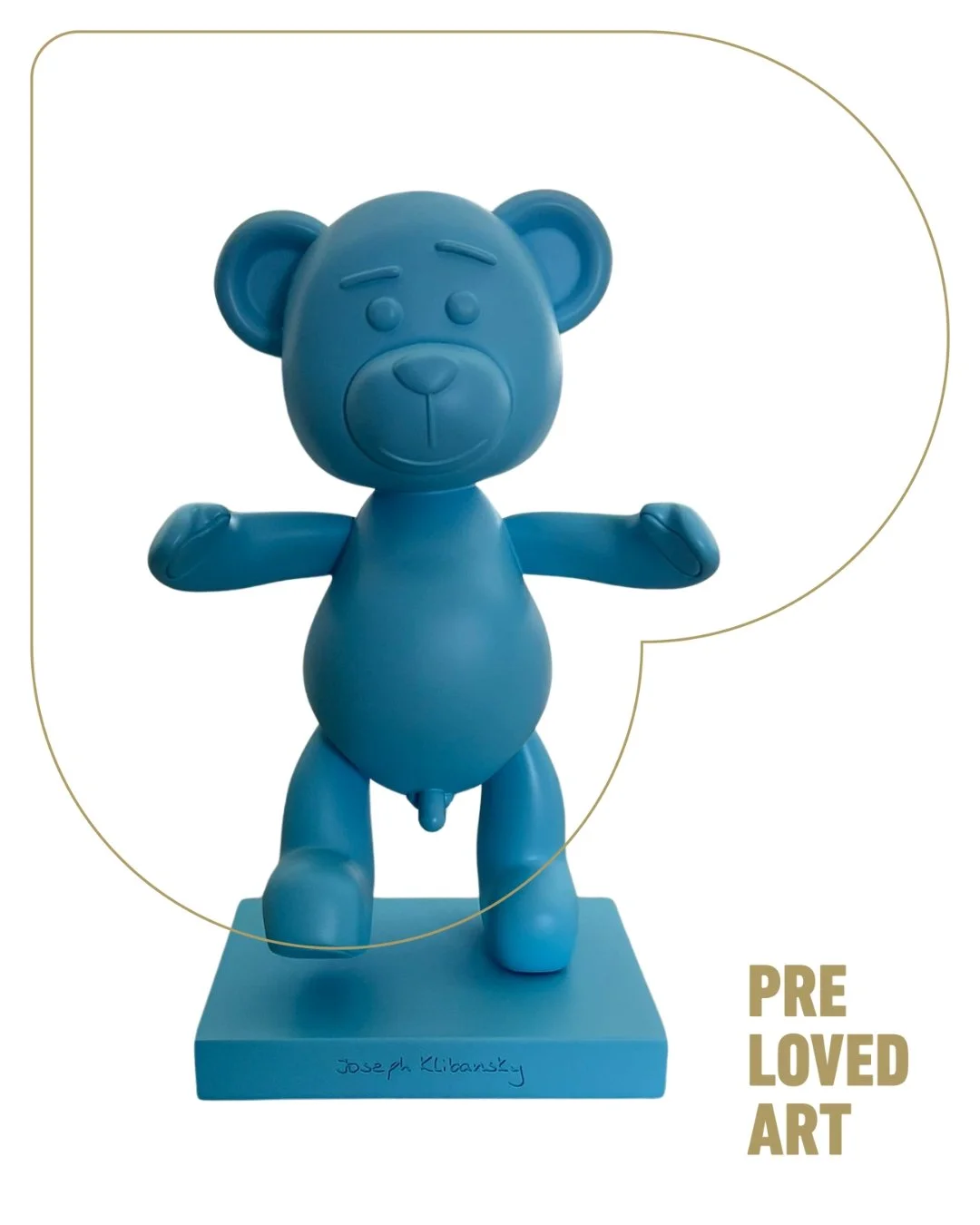 Nieuwe Preloved Parel 🤍

Bare Hug &mdash; Joseph Klibansky 
Afmetingen: 22 &times; 36 &times; 14,5 cm
Preloved prijs: &euro;3.200 

Een iconisch sculptuur met een zachte boodschap.
Bare Hug is speels, liefdevol en direct herkenbaar &mdash; een echte