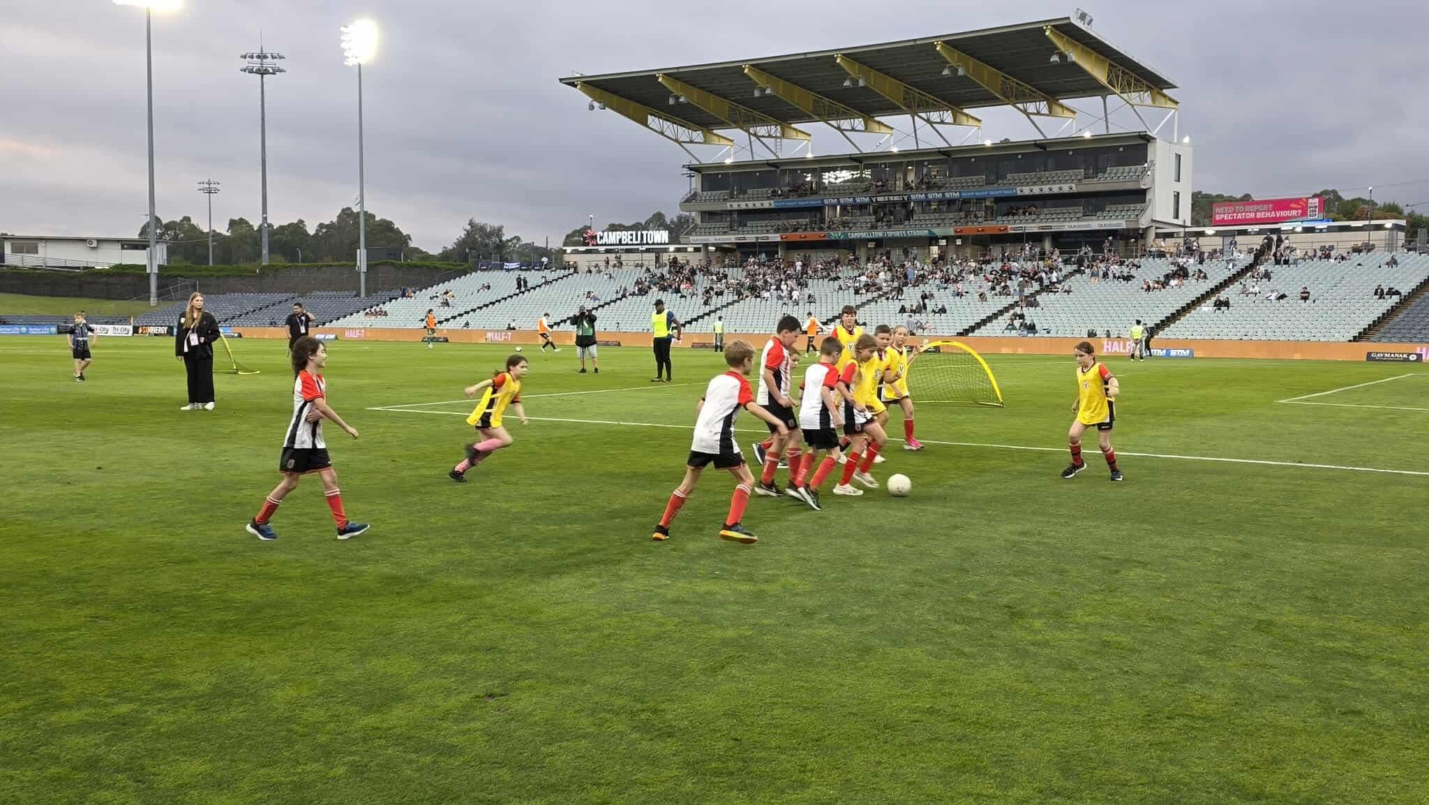 Moss Vale FC at Macarthur Bulls Match
