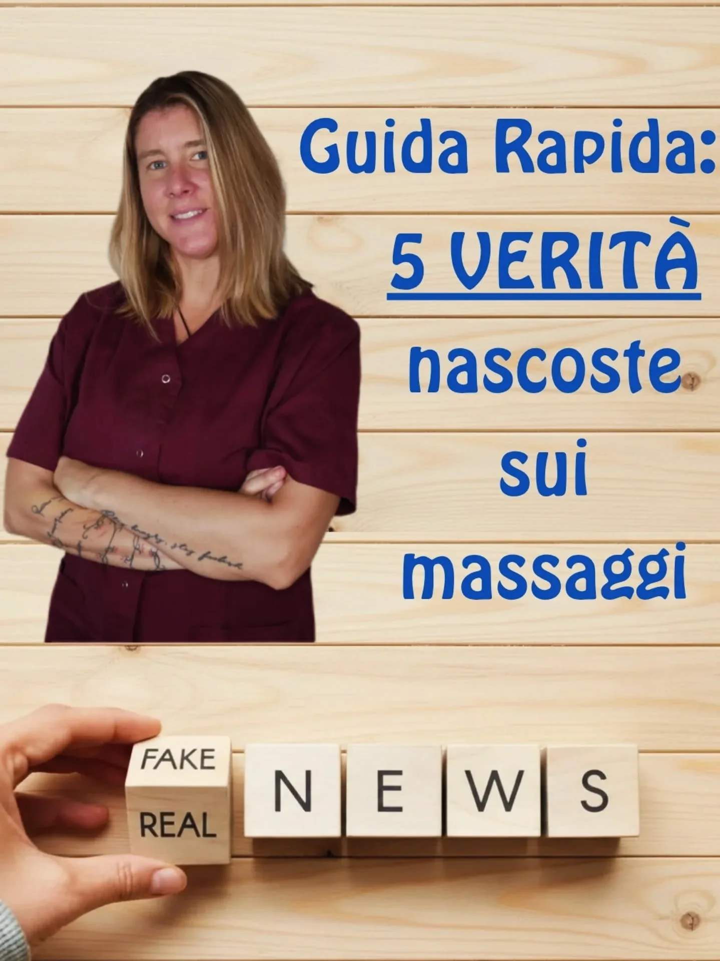 ​🛑 Smetti di crederci: la verit&agrave; sui massaggi che nessuno ti dice.

​Spesso pensiamo al massaggio come a un semplice "vizio" o, al contrario, abbiamo paura di farlo perch&eacute; circolano troppe leggende metropolitane. &Egrave; ora