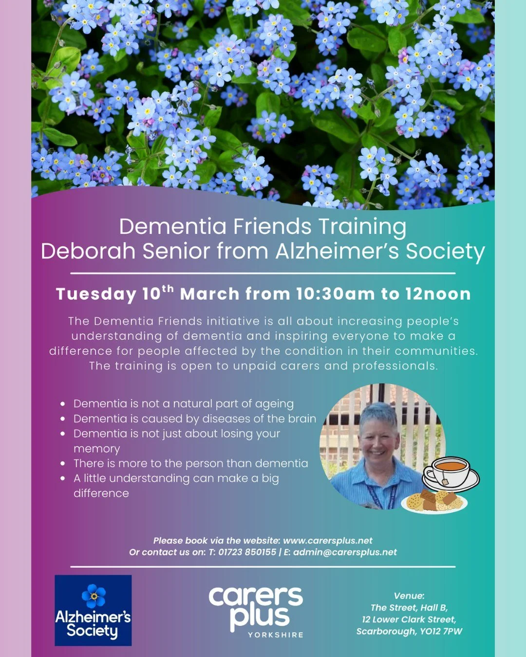 🌸 Dementia Friends Training with Deborah Senior from @alzheimerssoc 🌸

The Dementia Friends initiative is all about increasing people&rsquo;s understanding of dementia and inspiring everyone to make a difference for people affected by the condition