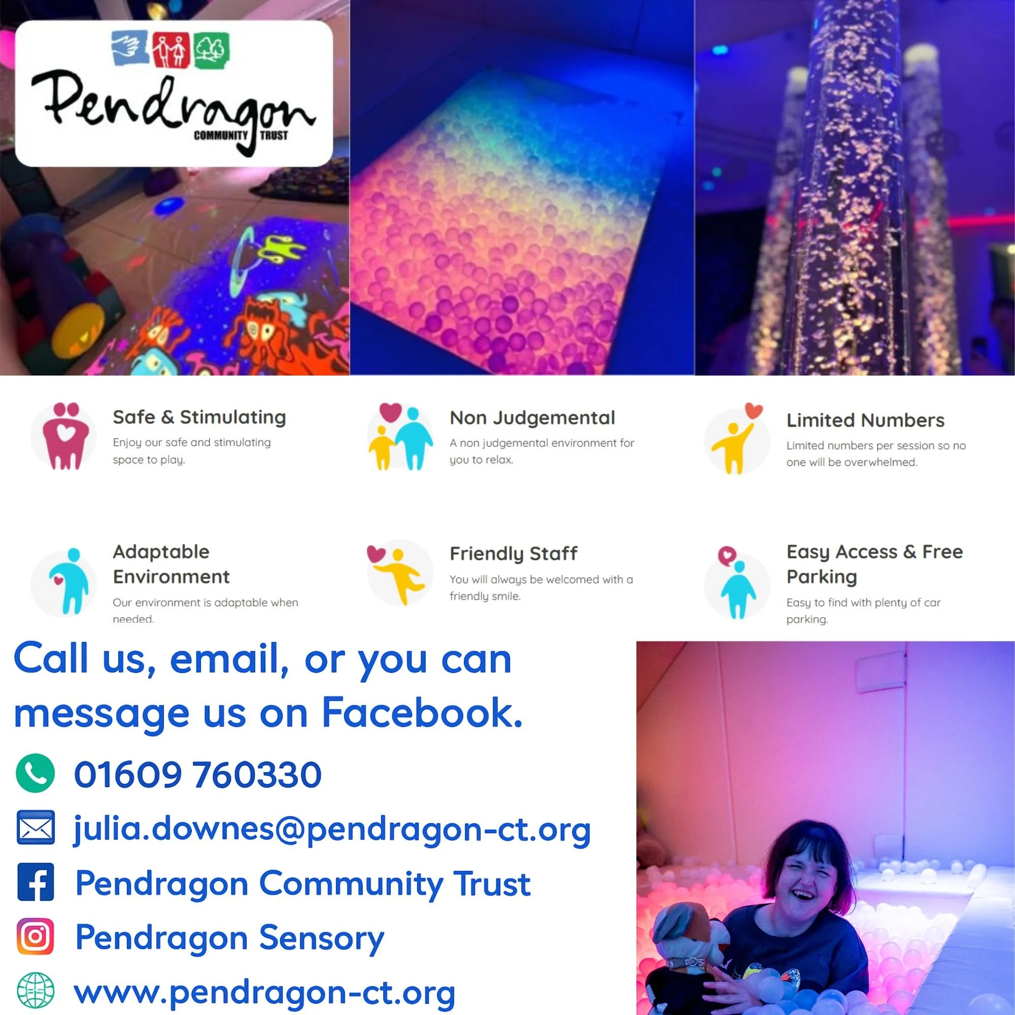 #Restology Offer! 🌟

We&rsquo;re delighted to have @pendragonsensory pledge a Restology offer! 🐉

Pendragon Community Trust run a fabulous multi-sensory centre in Northallerton. This providing a safe space for adults &amp; children and their famili
