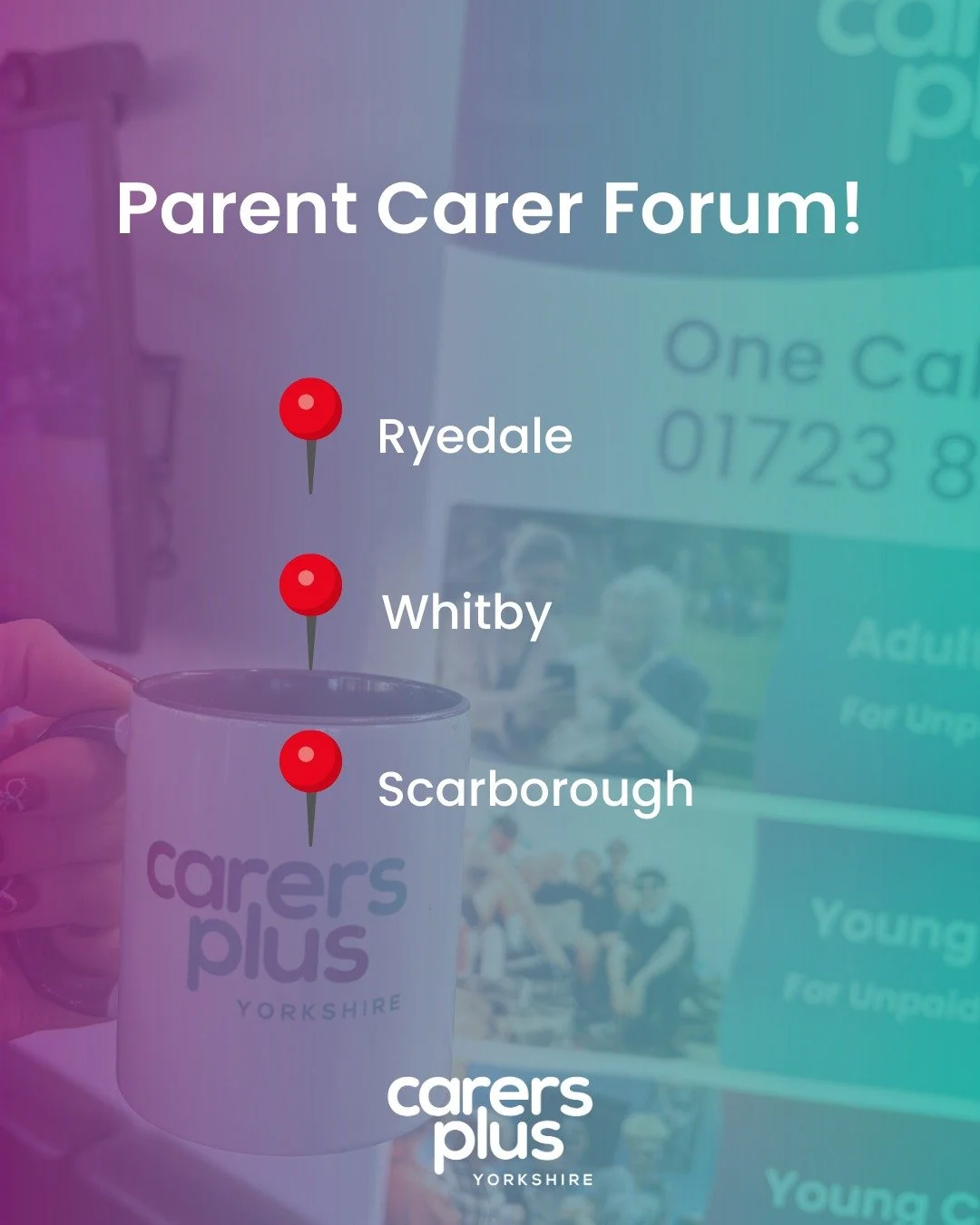 🌟 PARENT CARER FORUM 🌟

Our dates are now live! 🤩

We&rsquo;ve got a range of groups and talks taking place right across Ryedale, Whitby and Scarborough. A chance to meet other parent carers, share info and gain both peer and professional support 