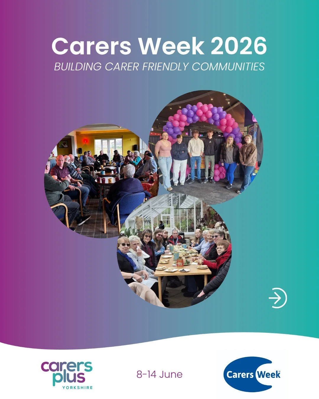 💜 Carers Week | 08-14 June 💜

We&rsquo;re marking this years Carers Week with a full week of events across Scarborough, Whitby, Ryedale, Hambleton, Richmondshire and Bridlington! From Monday to Saturday, we&rsquo;ve got something happening every da