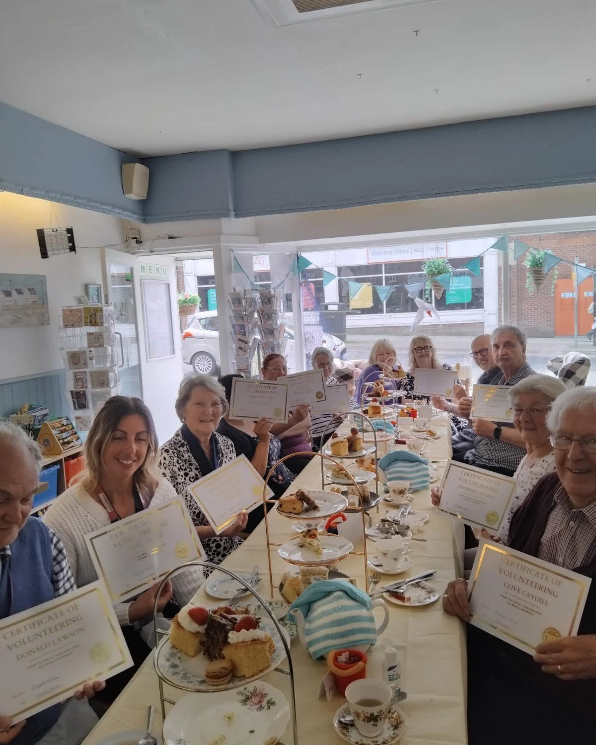 Celebrating more of our amazing volunteers! 💜

To mark Volunteers' Week, volunteers from across Scarborough, Whitby and Ryedale came together for a celebratory Afternoon Tea at @beachhutcrafts. A huge thank you to them for the difference they make t