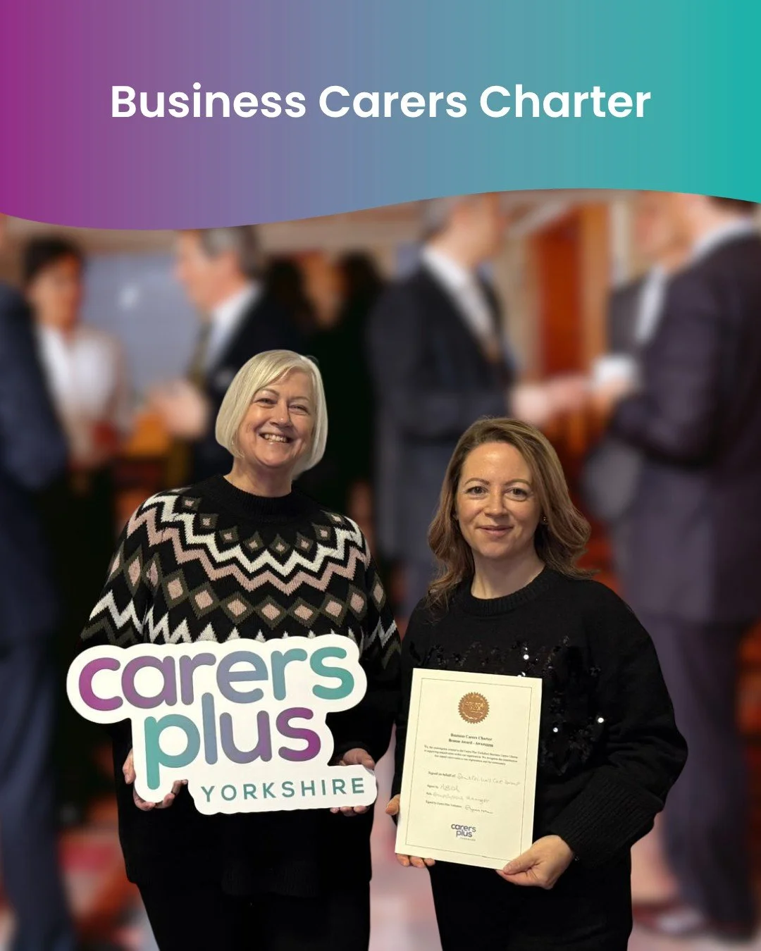 💜 Carers Week 💜

Todays focus: Work 🌟

Around 1 in 7 employees are unpaid carers and caring responsibilities cost UK businesses billions each year in lost productivity. Simple, flexible support can make a big difference by helping employees feel v