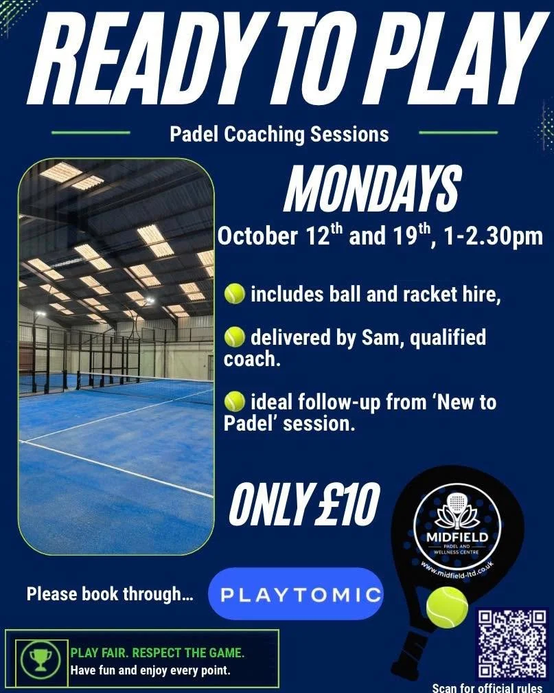 You asked for coaching sessions&hellip; this week we can deliver SEVEN sessions!

Four &lsquo;Ready to Play&rsquo; with Sam, our qualified coach. These sessions for those who have got to grips with the game but still need a helping hand with shot sel