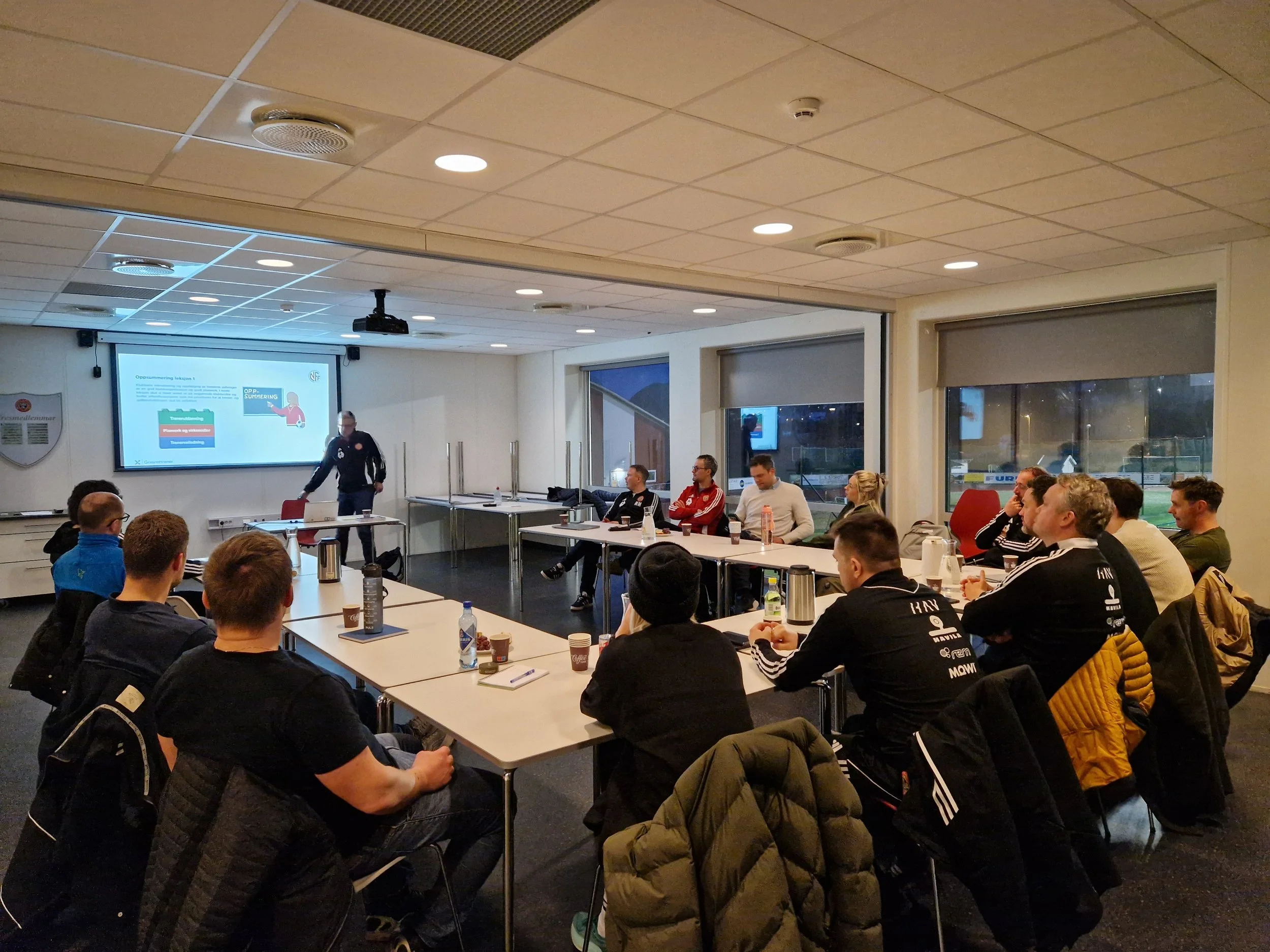 Trenarkurs del 1 på klubbhuset