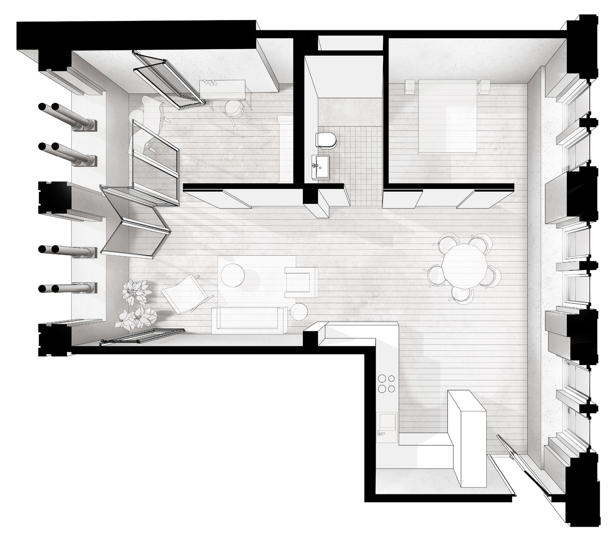 Riedl Architekten Projekte Studienauftrag Alte Post Glarus
