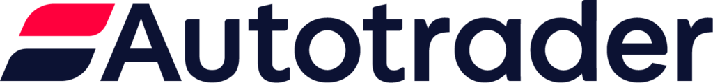 Autotrader logo with stylized red and blue design.