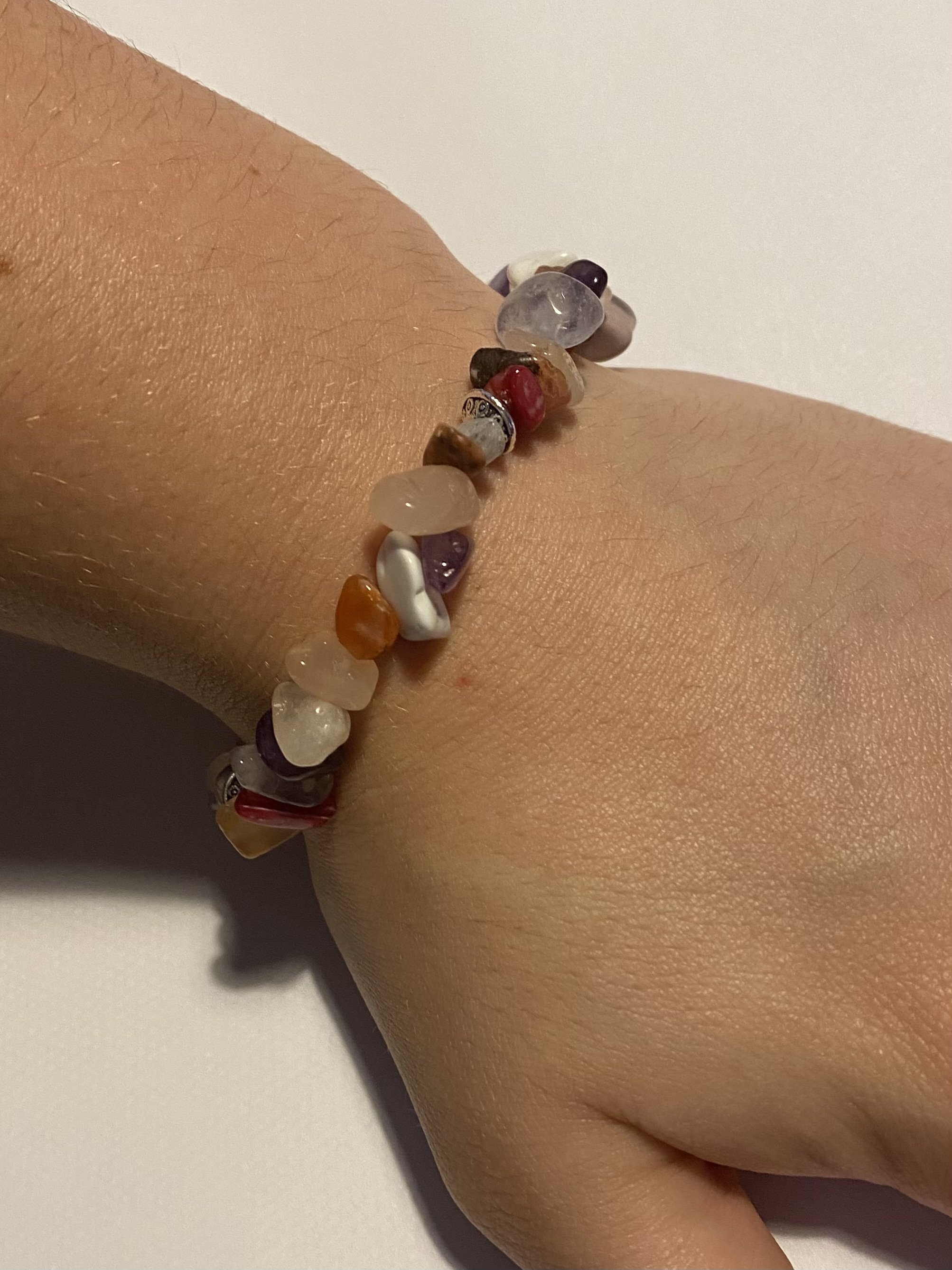 Pink/Purple Crystal Bracelet