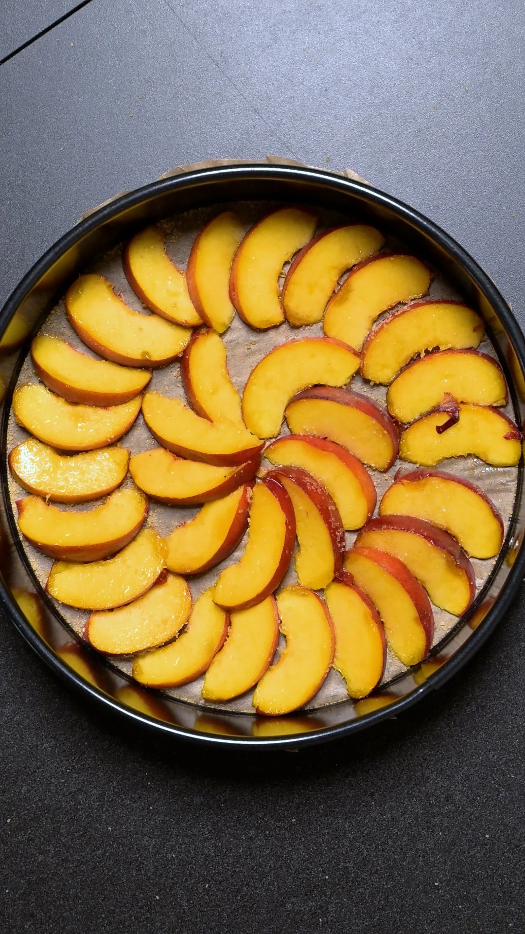 Pfirsichkuchen