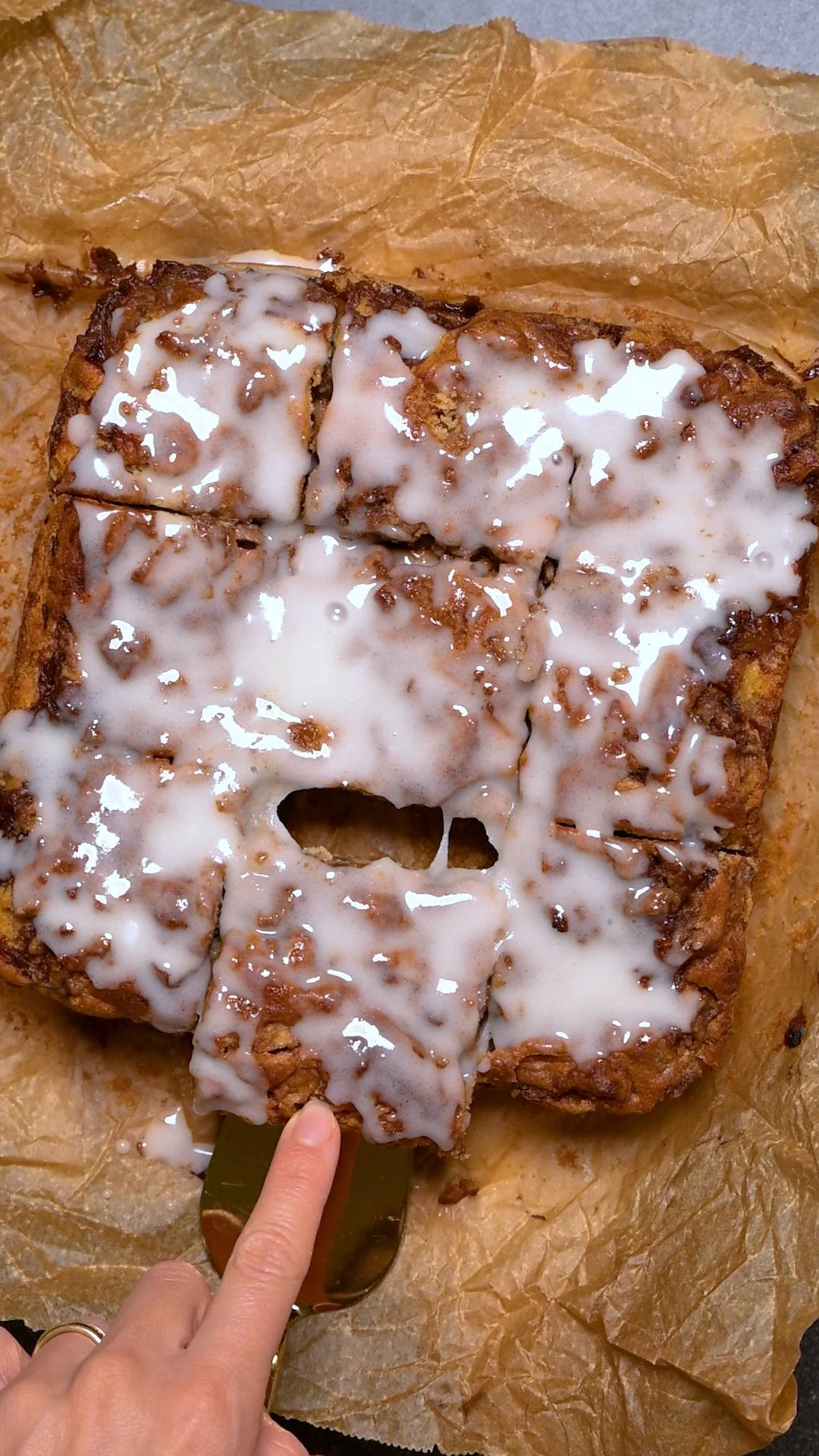 Apfel-Zimt-Schnecken-Kuchen