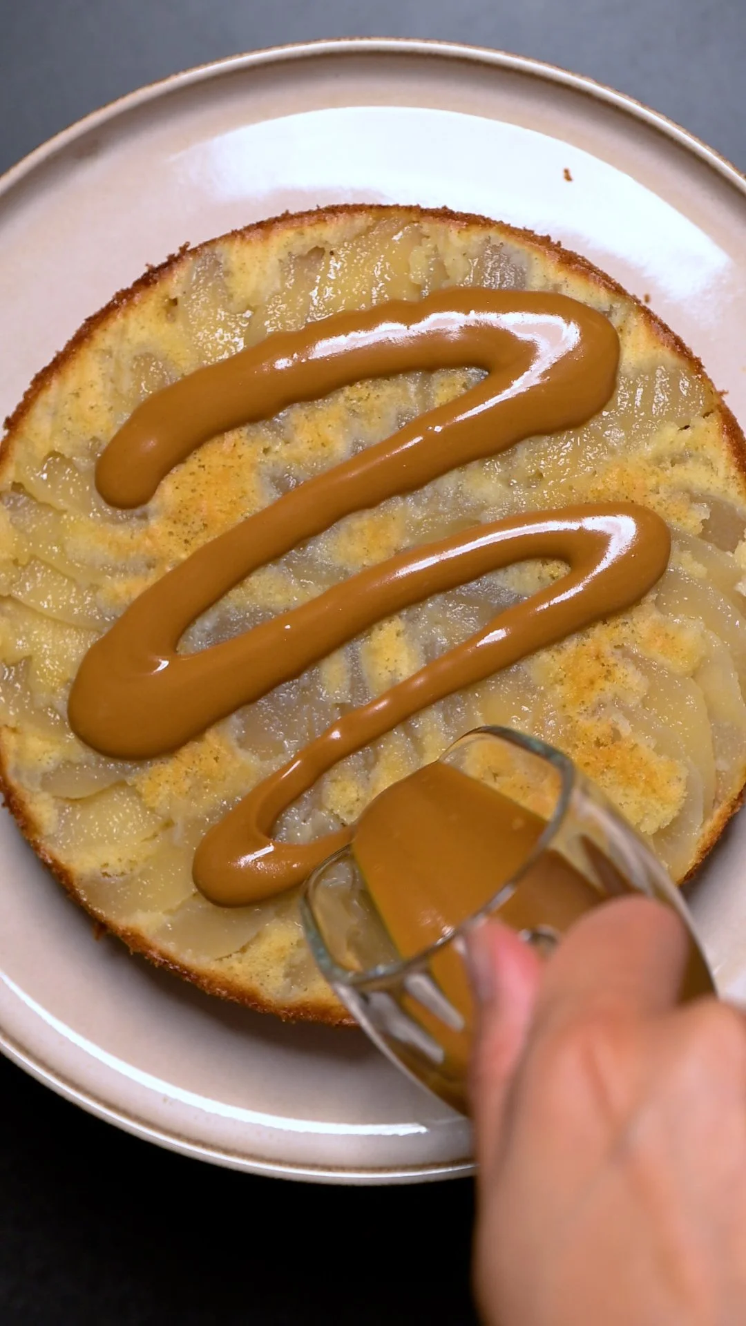 Birne Lotuscream Kuchen