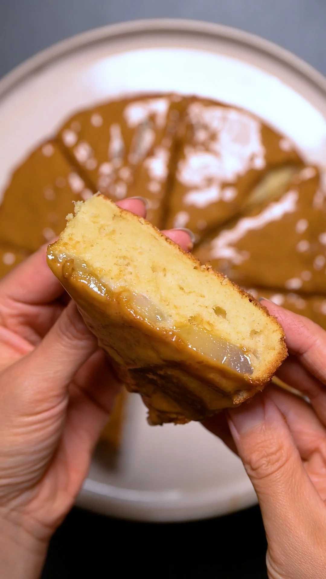 Birne Lotuscream Kuchen
