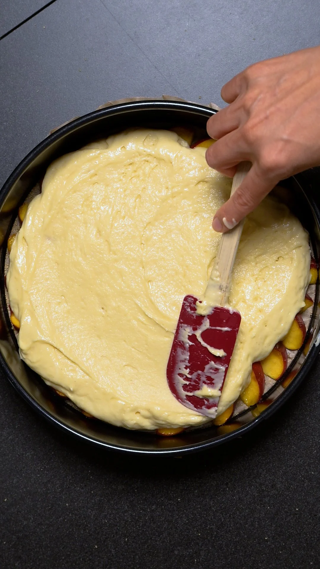 Pfirsichkuchen