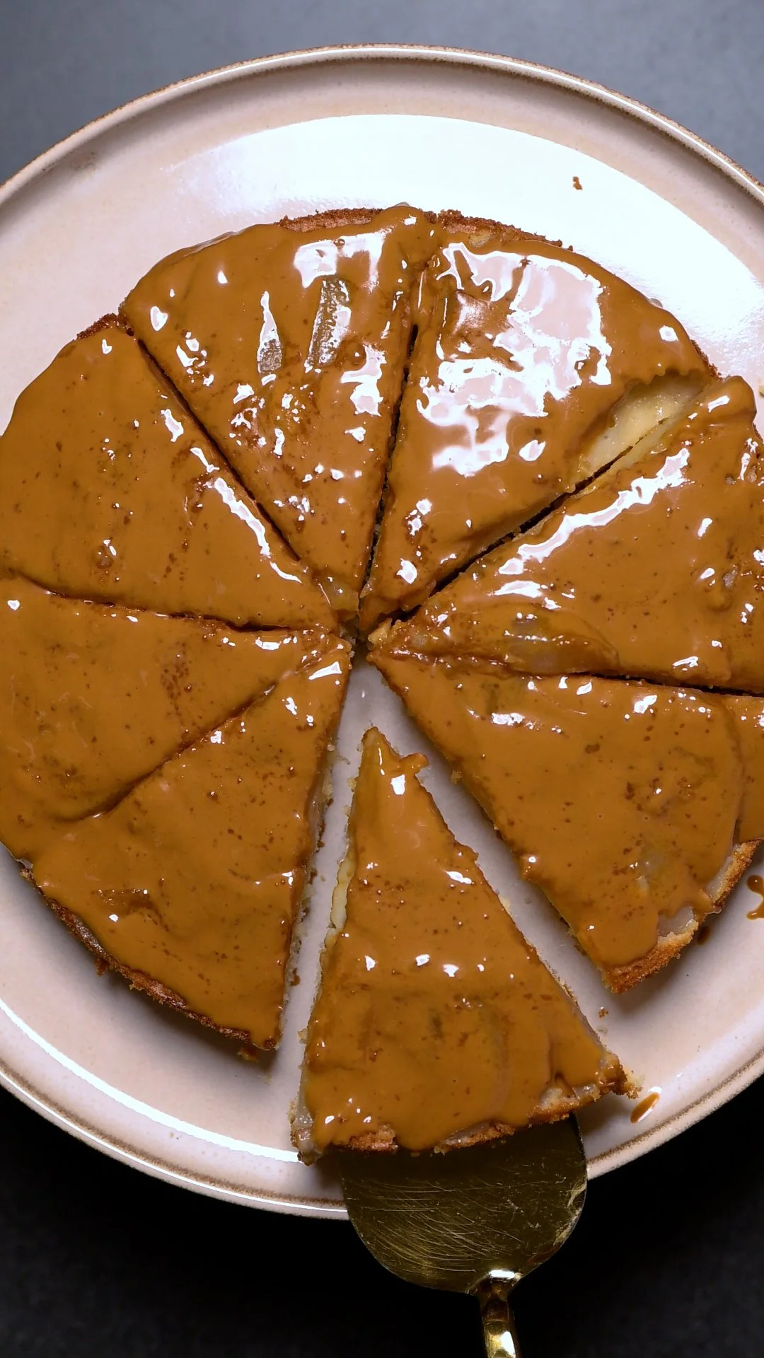 Birne Lotuscream Kuchen