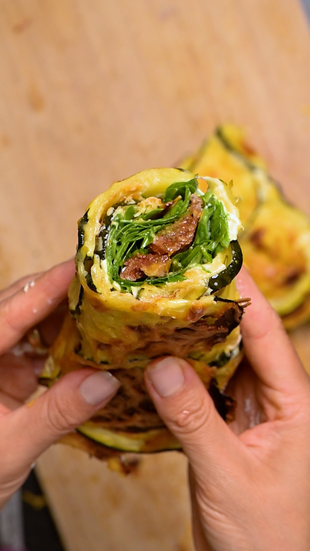 Knuspriges Zucchiniwrap