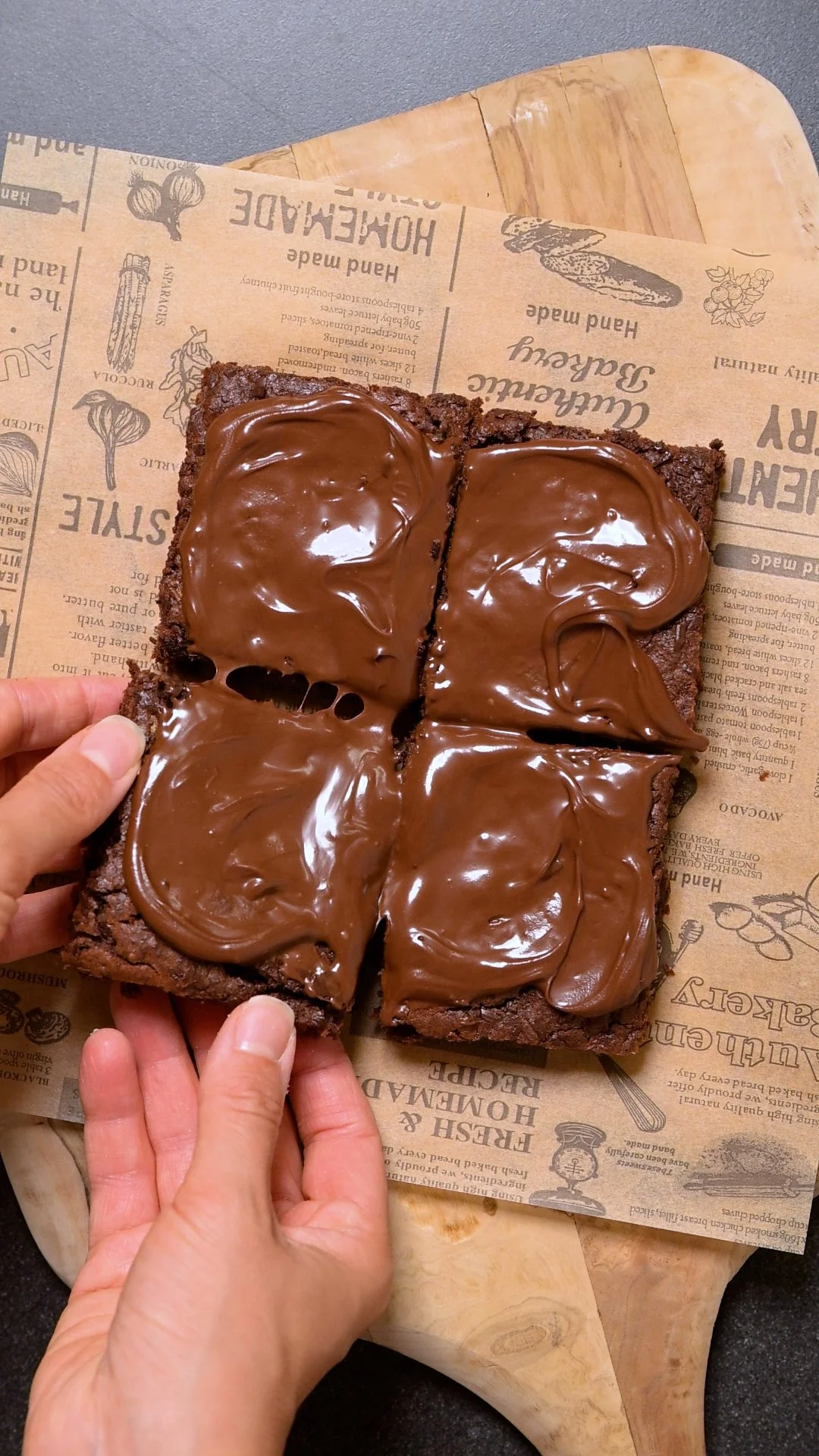 Zucchini Schoko Brownies