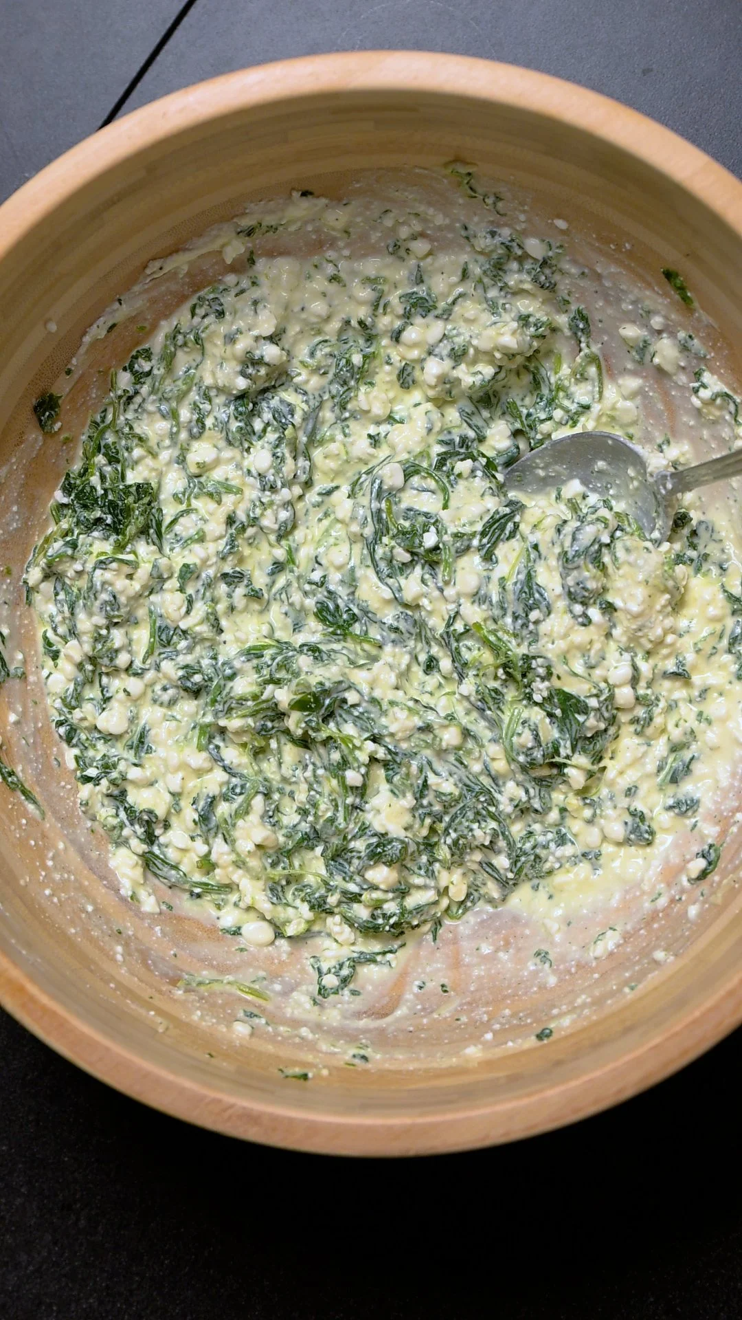 Cannelloni mit Käse Spinat Füllung